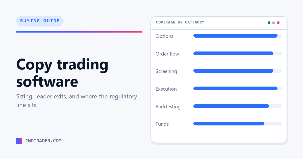 Choosing copy trading software in India